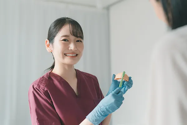 一人一人に合わせたブラッシング指導